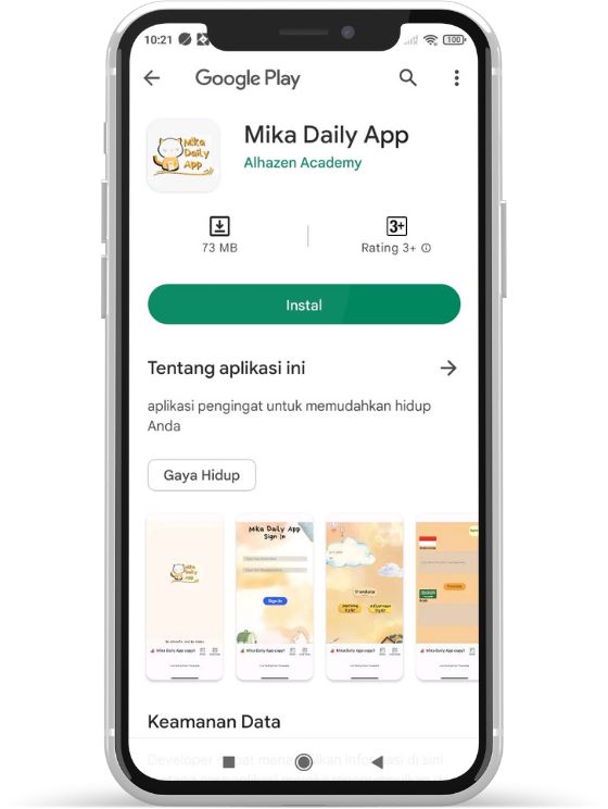 Hasil Karya murid Shanika kelas 5 SD