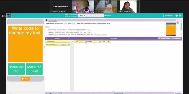 Pembelajaran Onlne di Alhazen Academy 4