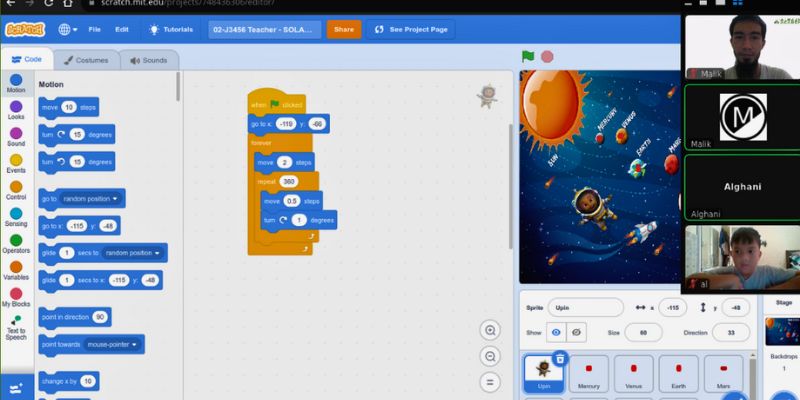 Pembelajaran Onlne di Alhazen Academy